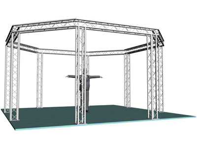 truss system trade show display
