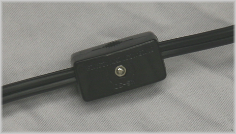 trade show display light fixture inline switch