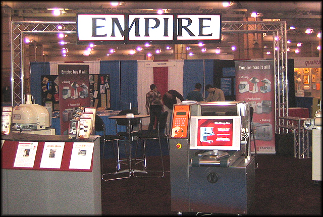 empire bakery trade show display booth