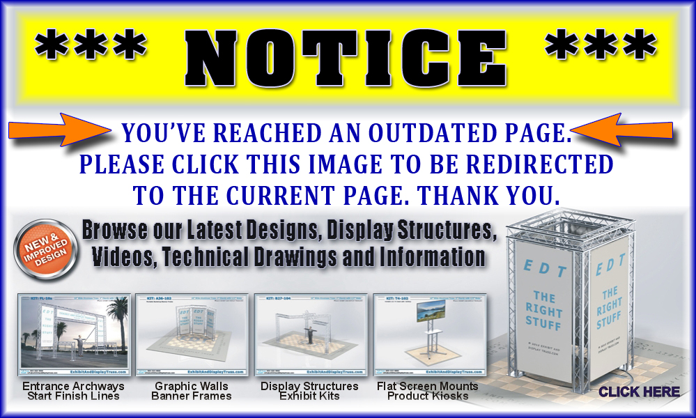 Exhibit and Display Truss redirect