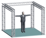 exhibit trusses trade show tradeshow display truss