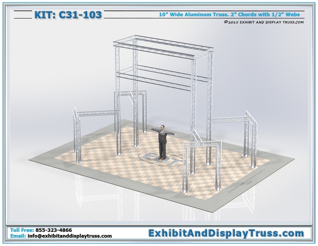 Kit: C31-103 / Truss Tower Lighting for Trade Show