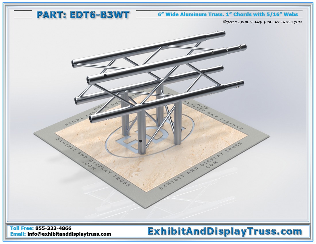 EDT6-B3WT / 3 Way 90° “T” Box Junction