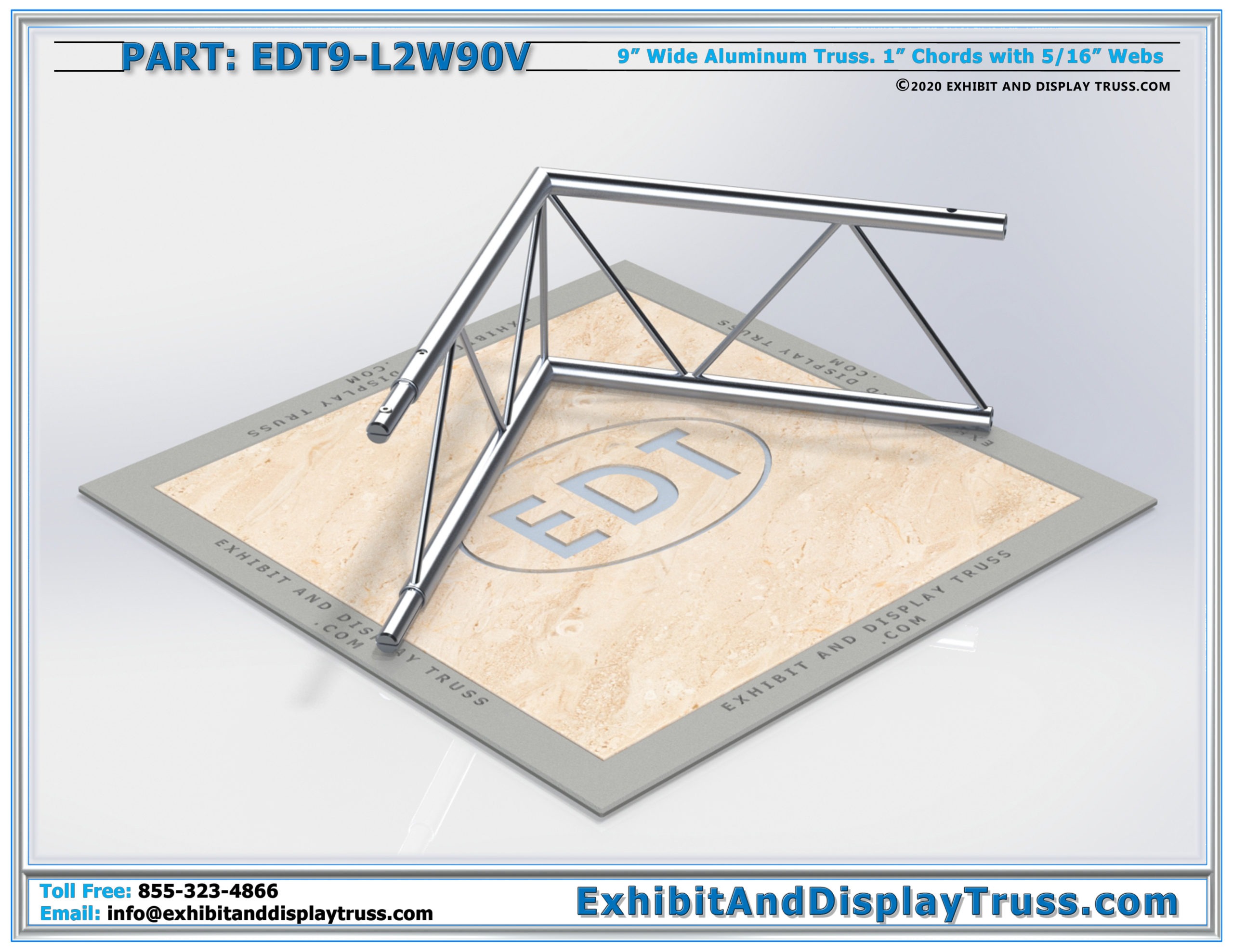 EDT9-L2W90V / 2 Way 90° Ladder Junction Vertical