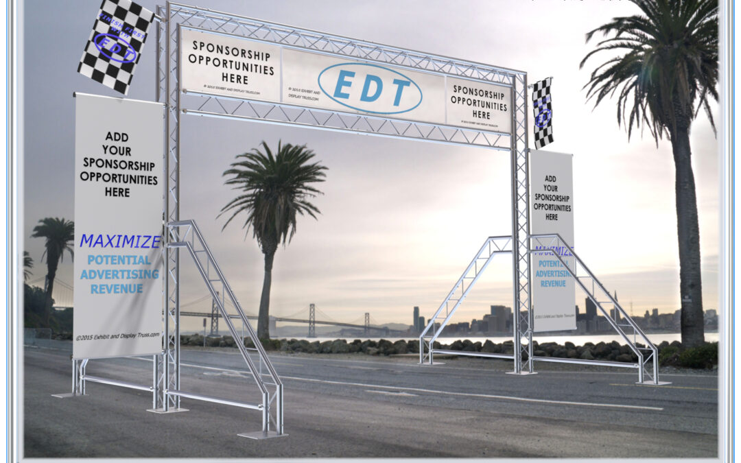 Finish Line Banner Structure