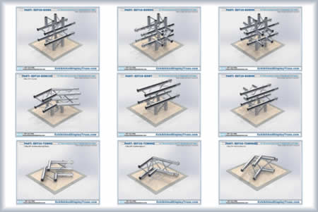 aluminum truss parts junctions corners